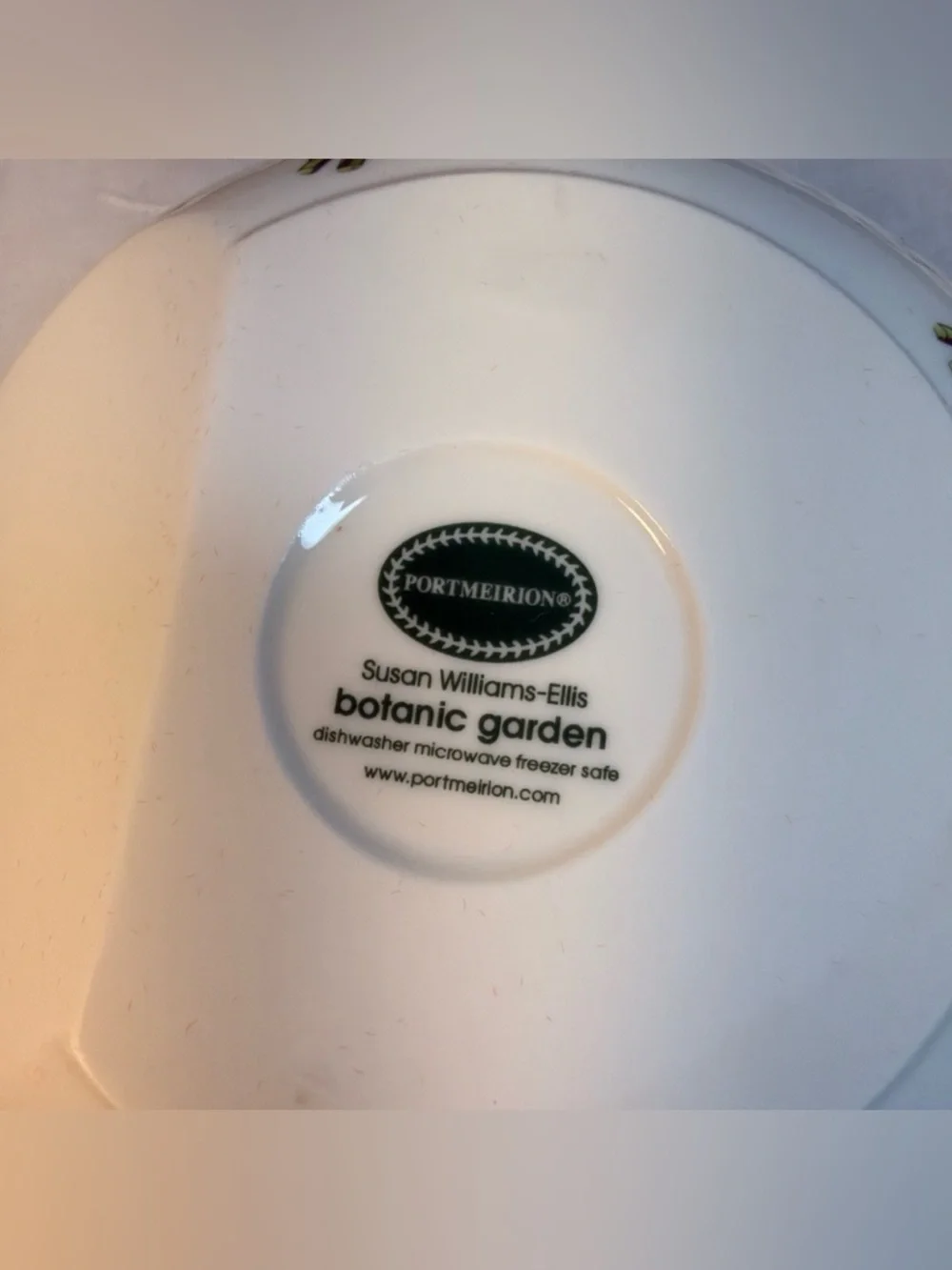 Portmeirion Botanic Garden Grip Stand Bowl‎ Small Portmeirion Sweet Pea D-8,5”